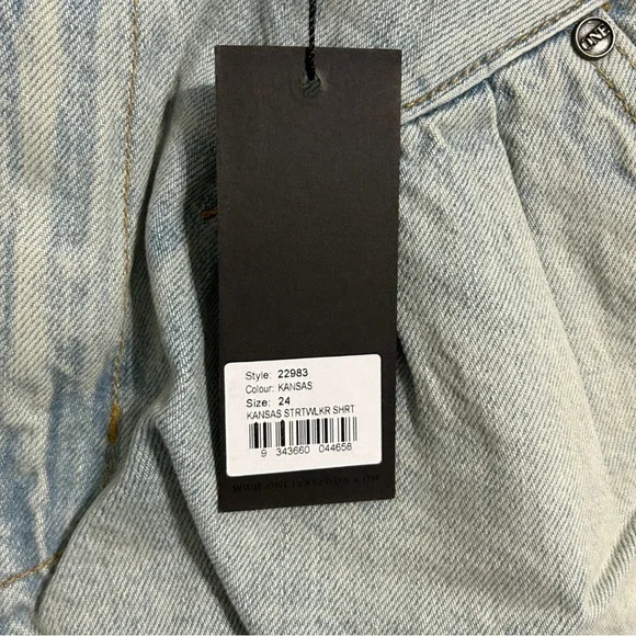 Oneteaspoon KANSAS HIGH-WAIST STREETWALKERS SHORTS - Picture 5 of 15